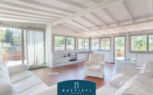Ad. Gianicolo – Attico panoramico con splendida terrazza