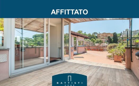 Ad. Gianicolo – Attico panoramico con splendida terrazza