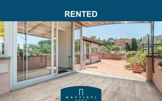 Gianicolo – Panoramic penthouse with a splendid terrace